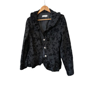 Women's Jackie Jon New York Blazer, L, Black